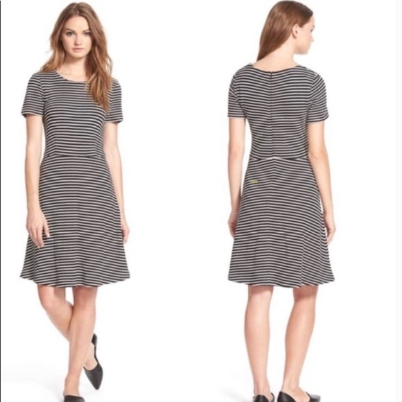Madewell Dresses & Skirts - Madewell black and white fit and flare dress